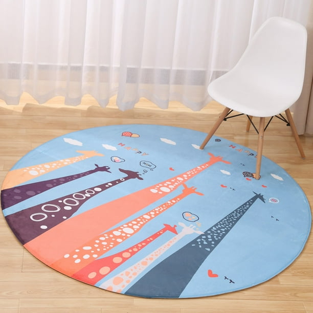 Vintage Wreath Pattern Kids Crawling Mat Floor Playmat Round Carpet Children's Room Living Room Decoration Vintage Wreath Pattern Kids Crawling Mat Floor Playmat Round Carpet Children's Room Living Room Decoration